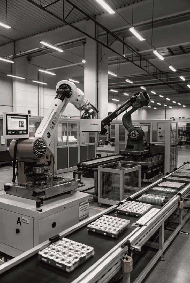 Ligne de production industrielle
